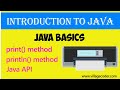 #2.2 - print and println methods and the Java API