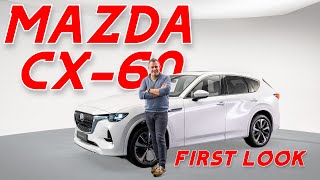 Mazda CX-60 first look and reveal of the all new SUV (CX-70 in the USA)