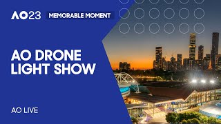 LIVE | AO Drone Light Show Above Melbourne Skyline | Australian Open 2023