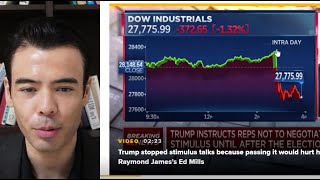 Stock Market Falls after Trump Ends Stimulus Talks