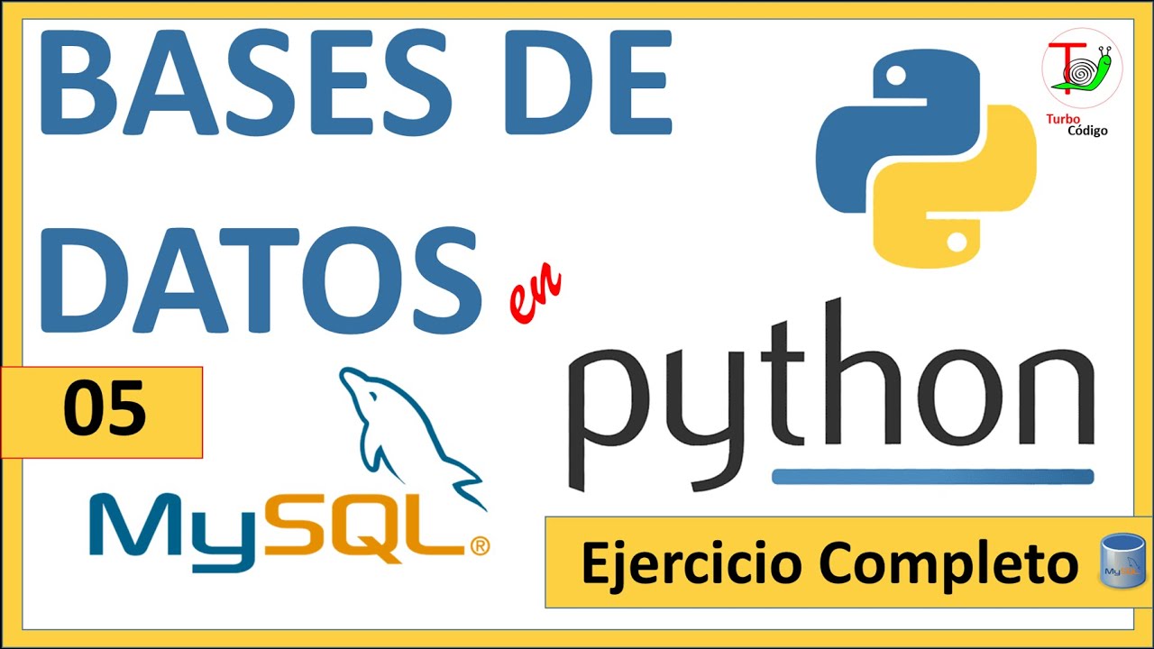 05. Base De Datos Con Python – Ejercicio Completo - YouTube