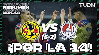 Resumen y goles | América (5)0-2(2) Atl San Luis | Semis - AP2023 | TUDN