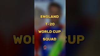 ENGLAND CRICKET TEAM FOR T20 WORLDCUP 2024 || #youtubeshorts #ytshorts #shorts