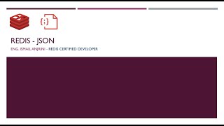 REDIS - JSON - 1