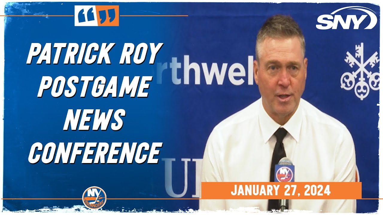 Islanders Coach Patrick Roy Laments Missed Early Opportunities In OT ...