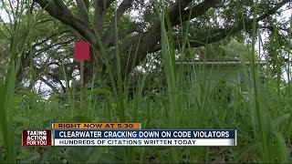 Clearwater cracking down on code violators
