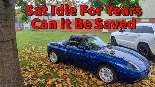 Fiat Barchetta Sat In A Garage For Years. surely it needs loads of repairs.