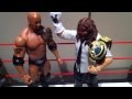 WWE ACTION INSIDER: BOPPV 2012 The Rock w/WM28 Announce Table figure review 