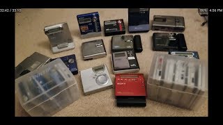 My Sony Minidisc Player Collection!