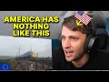 American reacts to European HIGH SPEED TRAINS (for the first time)