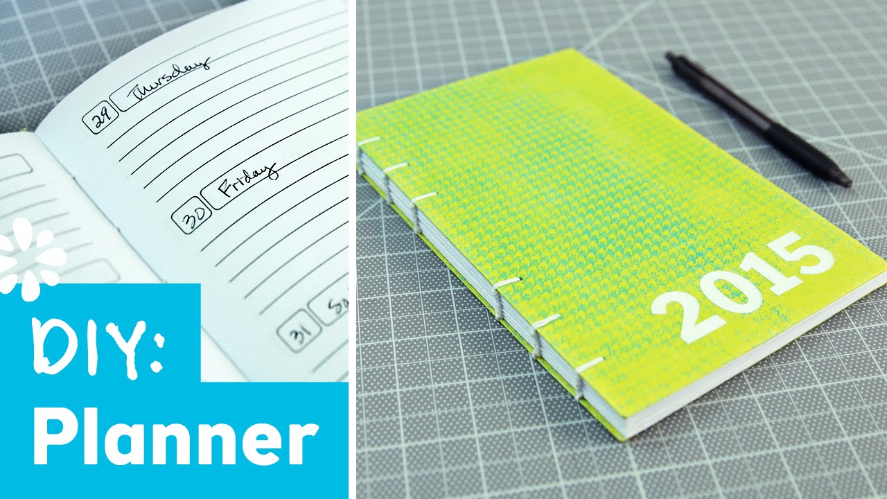 Diy Planner Notebook Sea Lemon Youtube