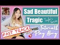 Sad Beautiful Tragic Guitar Lesson Tutorial EASY - Taylor Swift (Red TV) FAST TRACK [Play Along]