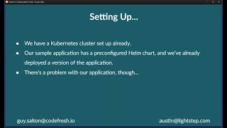 LIVE WORKSHOP Detect, Debug, Deploy with Codefresh & Lightstep