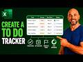 Live To Do Tracker & Dashboard in Excel | Task Tracking