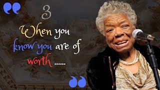 Top Motivation Quotes by Maya Angelou Part 3: Courage, Resilience, and Self-Love. Empowering Quotes