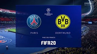 FIFA 20 |Champions League Round of 16/2nd Leg| - PSG v Dortmund