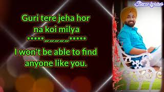 Mere Wala Sardar (Lyrics)-Jugraj Sandhu Latest Punjabi song with English translation