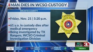 In-custody death under investigation in Wichita Falls