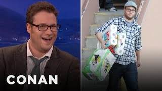 Seth Rogen Is A Toilet Paper Connoisseur | CONAN on TBS
