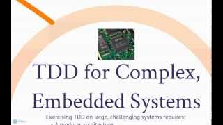Test-Driven Development (TDD) for Complex Systems Introduction