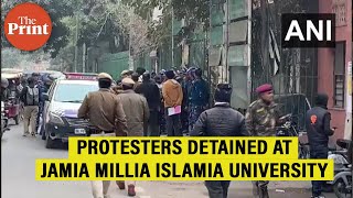Row over BBC documentary on PM Modi: Police detain protesters at Jamia Millia Islamia University
