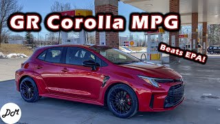 2023 Toyota GR Corolla – MPG Test | Real-world Highway Fuel Economy and Range