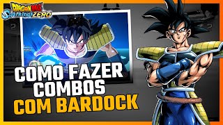 Como fazer COMBOS no DRAGON BALL SPARKING ZERO usando o BARDOCK | Passo a passo