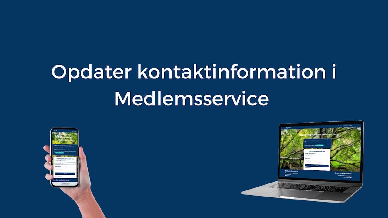 Medlemsservice: Opdater Kontaktinformation På Gruppen/afdelinger - YouTube