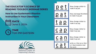 How to Use Systematic Phonics Instruction in Your Classroom