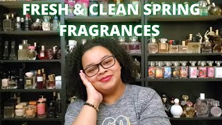 Fresh & Clean Spring Fragrances| Plus Fragrances Empties| My Perfume Collection 2022