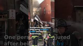 Watch: Gas leak causes explosions near day care center #Shorts