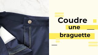 Tuto couture : coudre une braguette de pantalon