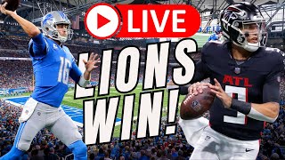LIVE: Detroit Lions VS Atlanta Falcons Reaction - HUGE WIN!