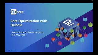 Webinar: Cost Optimization in the Cloud with Qubole