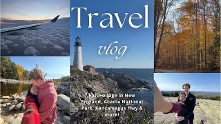 travel vlog: autumn in new england (maine, new hampshire)