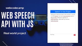 javascript project web speech api