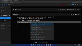PowerShell Universal Training Course - Dashboards - Dynamic Regions