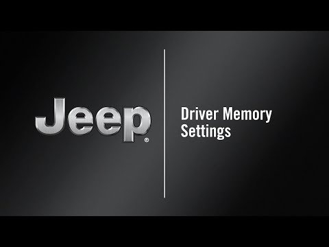 How do you adjust the driver settings on a Jeep Grand Cherokee?