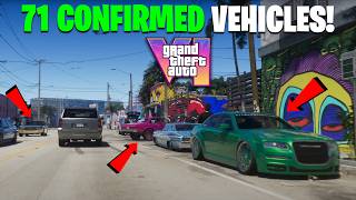EVERY New & Returning Vehicle Confirmed in the GTA 6 Trailer!