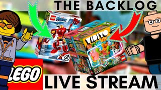 THE BACKLOG #9 LEGO IRON MAN MECH 76140 & VIDIYO - LIVE STREAM BUILD