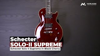 Schecter Solo II Supreme in Black Cherry