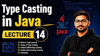 Type Casting in Java (Easy Way) | Java Tutorial for Beginners | Lecture 14