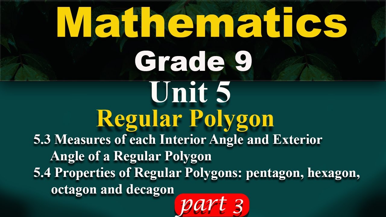 Grade 9 Maths Unit 7 Saquama