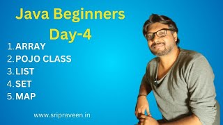 Java beginners day4 | Array ,LIST,SET,MAP | #javaprogramming
