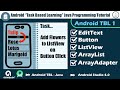 Android TBL Java Task 1 | Add from EditText to Listview on Click | Android Studio basic app tutorial