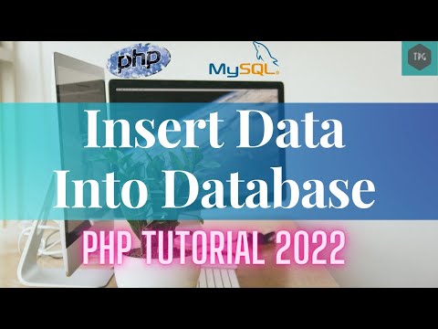 PHP - Insert Form Data Into MYSQL Database Using PHP PHP - Insert Form Data Into MYSQL Database Using PHP