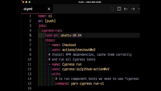 Setup GitHub Actions To Run Cypress Component Tests