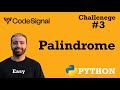 3. Palindrome: CodeSignal Python Full Explanation