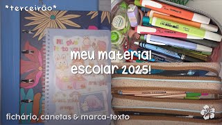 meu material escolar 2025!