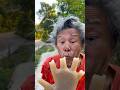 Kind grandpa eats watermelon hand watermelon ice cream beautiful#shorts.   P911